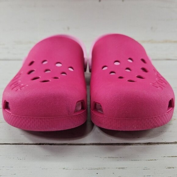 Crocs Electro Clogs Water Pink Kids Child Size J1 Size 1 Two Tone 10400 - Picture 3 of 10